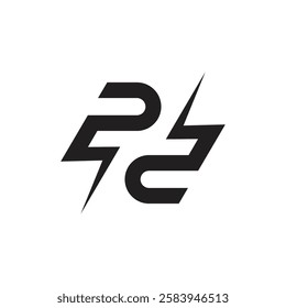 Logo plus black minimalist unique design with blank background
