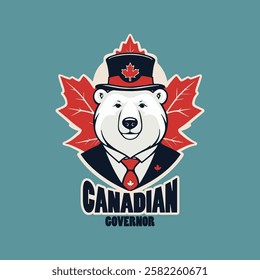 a logo with a polar bear