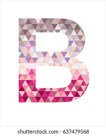 Logo Polygonal B Letter