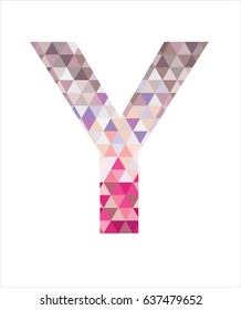 Logo Polygonal Y Letter