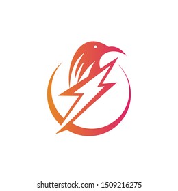 logo the power of bird vector