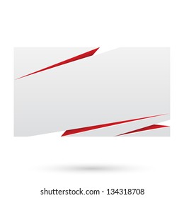 Logo present template. Paper. Blank paper design template