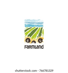 Logo for the production of sunflowers.