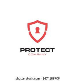 logo protect / blend shield & keyhole

