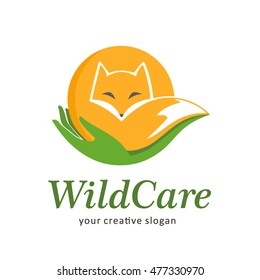 The logo for the protection of wildlife, animals