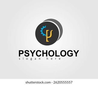 logo psychology icon vector illustration design for business company
