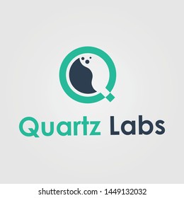 Logo  Quartz Labs Template Design