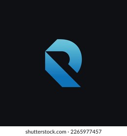Logo R Abstract can editable and resize