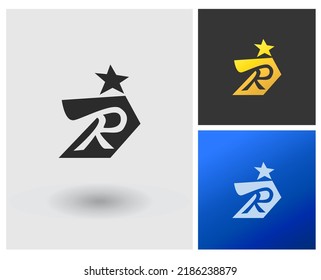 Logo R Letter shape initial monogram logo, company apps