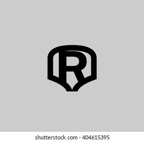 Logo R letter Vector illustration, eps 10
