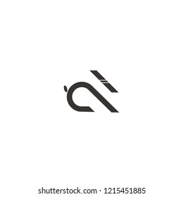 Logo rabbit abstract
