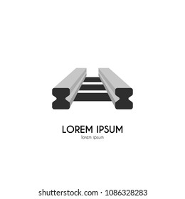 logo railroad rails
