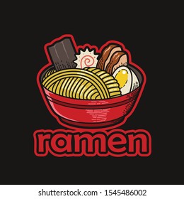 The logo ramen is really suitable for restaurant business