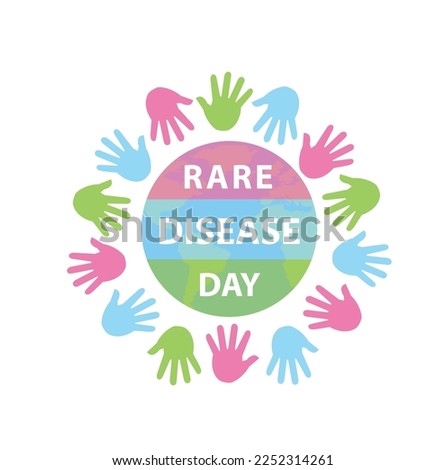 Logo for rare disease day.