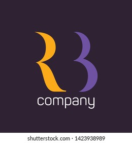 Rp Company Logo Design Monogram Letters Stock Vector (Royalty Free ...