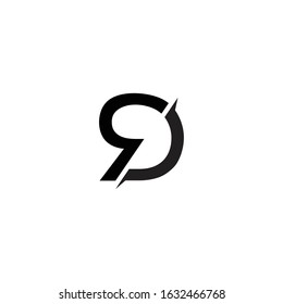 Logo RD icon vector design 