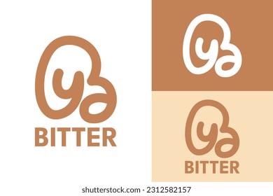 Logo ready elegant simple creative brand identity company corporate cafe fashion food initial letter word B Y A mark sign modern restaurant caffe