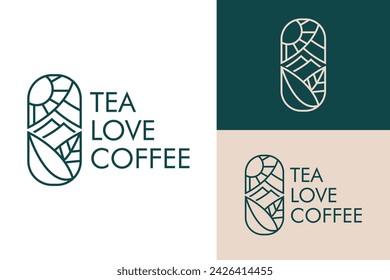 Logo ready elegant simple creative brand identity company corporate cafe fashion food initial coffee shop nature word  mark sign modern line