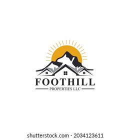 logotipo inmobiliario limpio y elegancia