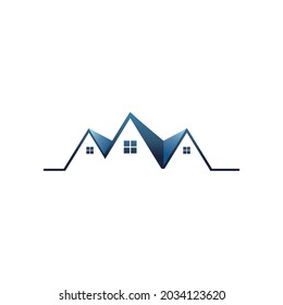 logotipo inmobiliario limpio y elegancia
