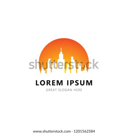 logo real estate design. vector illustration