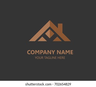 logo real estate flat