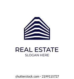Logo real estate, logo home, logo building, logo company, Minimalist and simple, editable color, easy to use for your company of business. Let's grow up your business