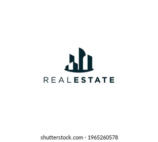 Logo real estate vector concept logo