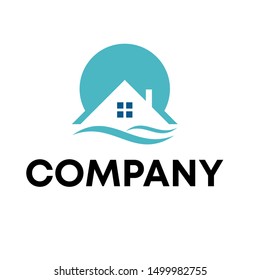 logo real estate vector home sign template landmarks