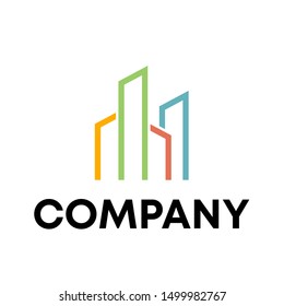 logo real estate vector home sign template landmarks