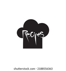 logo recipes from the chef, chef's hat