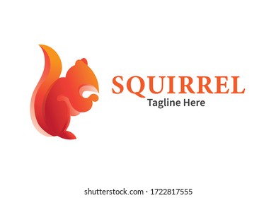Logo Red Squirrel Template Use Animals Squirrel Object
