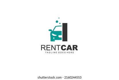 I logo rental for branding company. transportation template vector illustration for your brand.