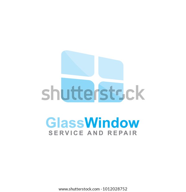 Logo Repair Window Glass Stock Vector (Royalty Free) 1012028752 ...