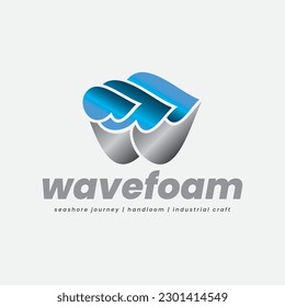 Logo represents a maritime branding, cafe bar, fabric crafts and a right symbol of industrial brand.
