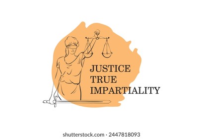 El logo representa la verdadera imparcialidad de la justicia 02