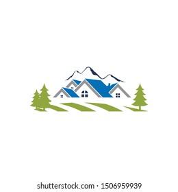 logo for residential villa real estate
