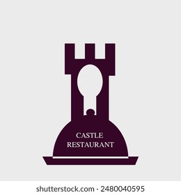 logo of a restaurant connected to a castle