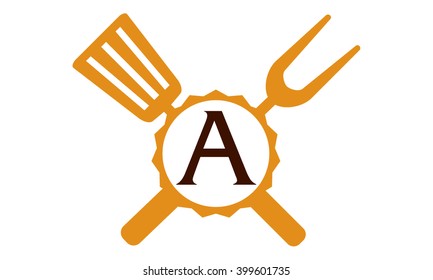 Logo Restaurant Letter A