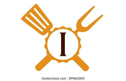 Logo Restaurant Letter I