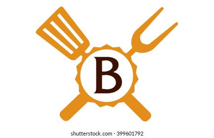 Logo Restaurant Letter B