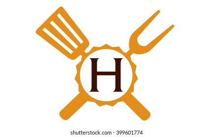 Logo Restaurant Letter H