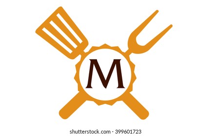 Logo Restaurant Letter M