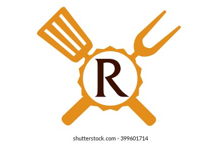 Logo Restaurant Letter R