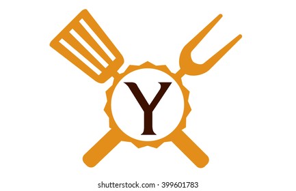 Logo Restaurant Letter Y