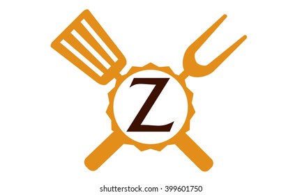 Logo Restaurant Letter Z