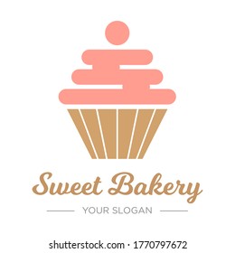 Logo for restaurant menu, bakery and pastry shop
