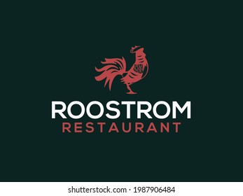 Logo Restaurant Red and White 