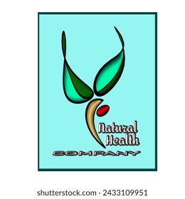 The logo returns to nature, both lifestyle and medicine and treatment methods