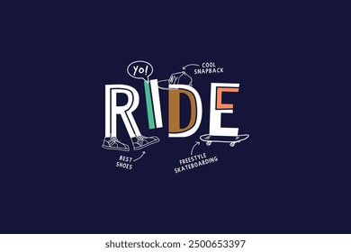 a logo for a ride company